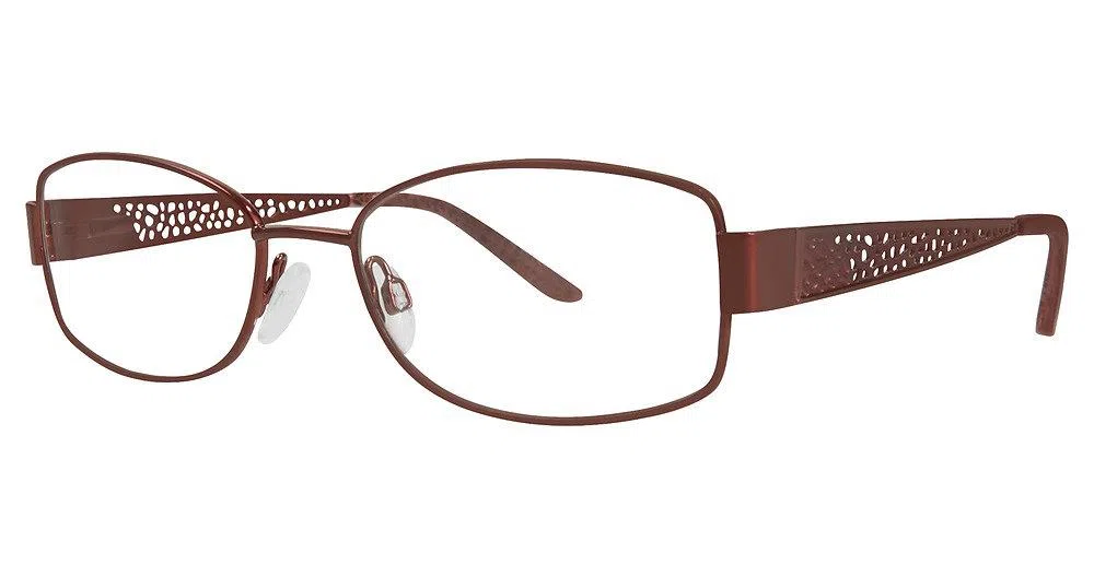 Daisy Fuentes DFMaya Eyeglasses - Burgundy - view 3